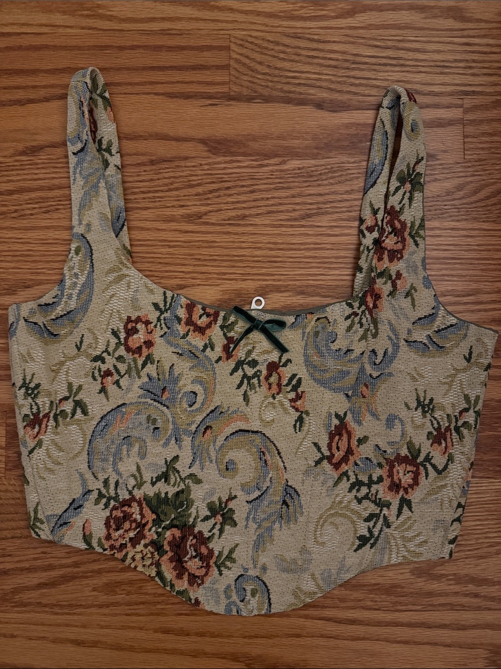 With Jean corset top